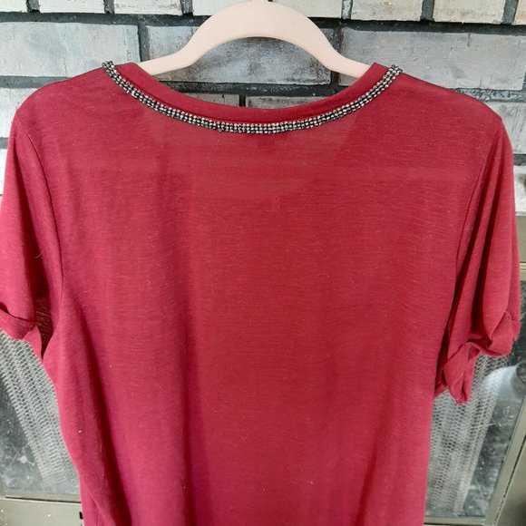 Deep Red Top - Picture 3 of 4
